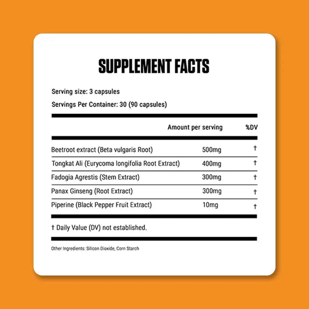 Supplement Facts Panel